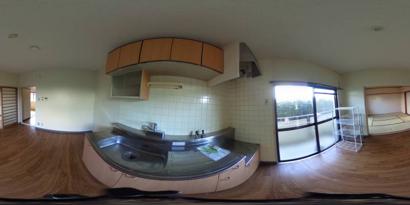 パノラマ画像キッチン