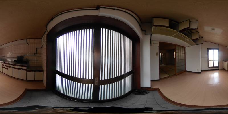 パノラマ画像玄関