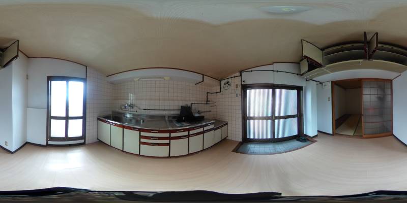 パノラマ画像キッチン