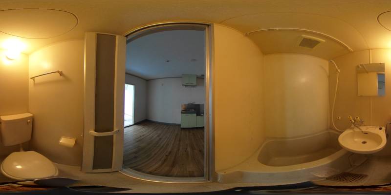 パノラマ画像バスルーム