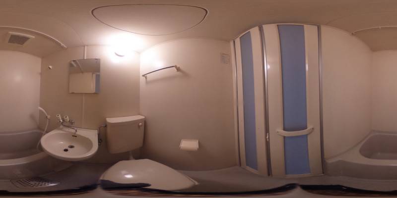 パノラマ画像バスルーム