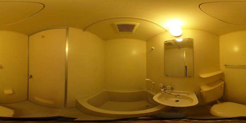 パノラマ画像バスルーム