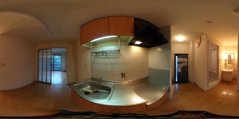 パノラマ画像キッチン