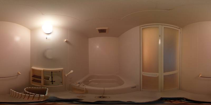 パノラマ画像バスルーム