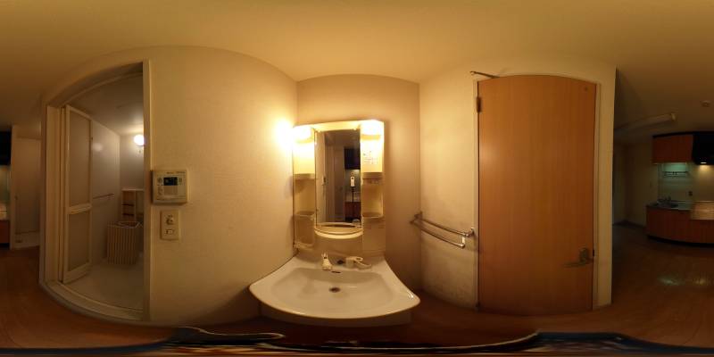 パノラマ画像洗面所