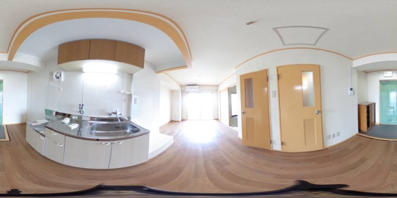 パノラマ画像キッチン