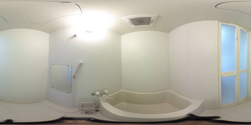 パノラマ画像バスルーム