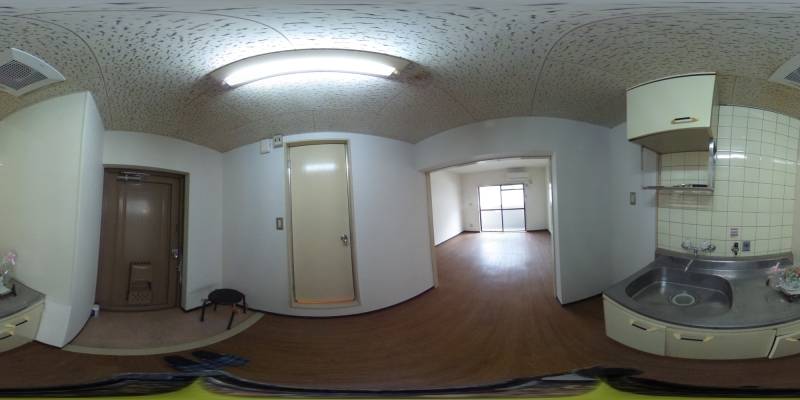 パノラマ画像キッチン