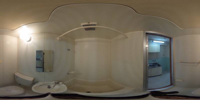 パノラマ画像バスルーム