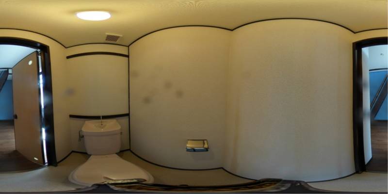 パノラマ画像トイレ