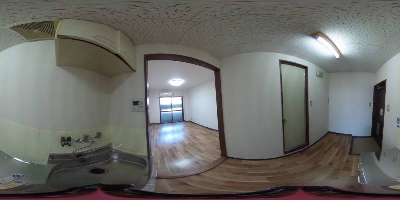 パノラマ画像キッチン