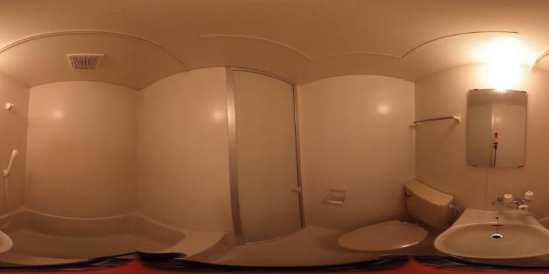 パノラマ画像バスルーム