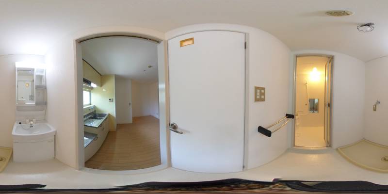 パノラマ画像洗面所