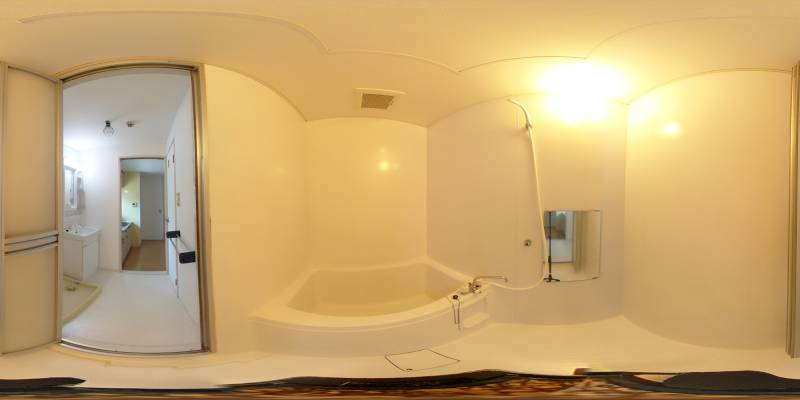 パノラマ画像バスルーム