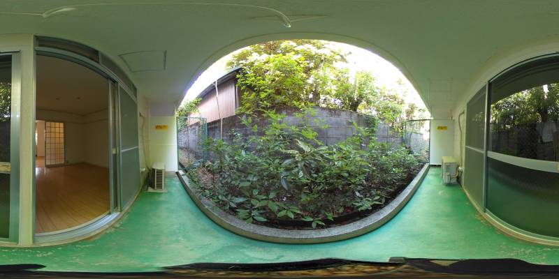 パノラマ画像バルコニー