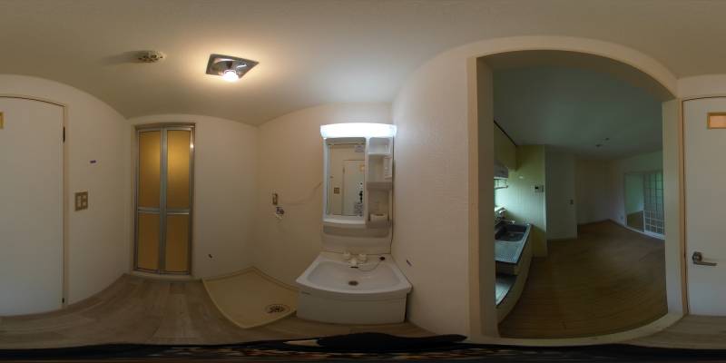 パノラマ画像洗面所
