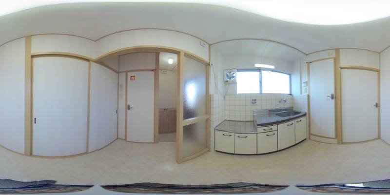 パノラマ画像キッチン