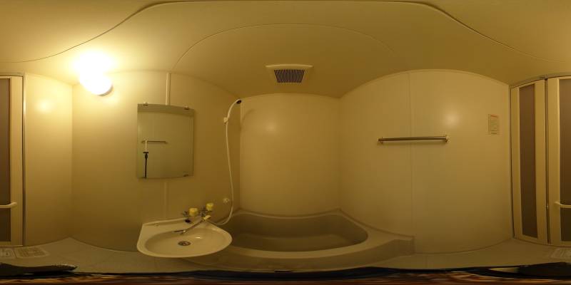 パノラマ画像バスルーム