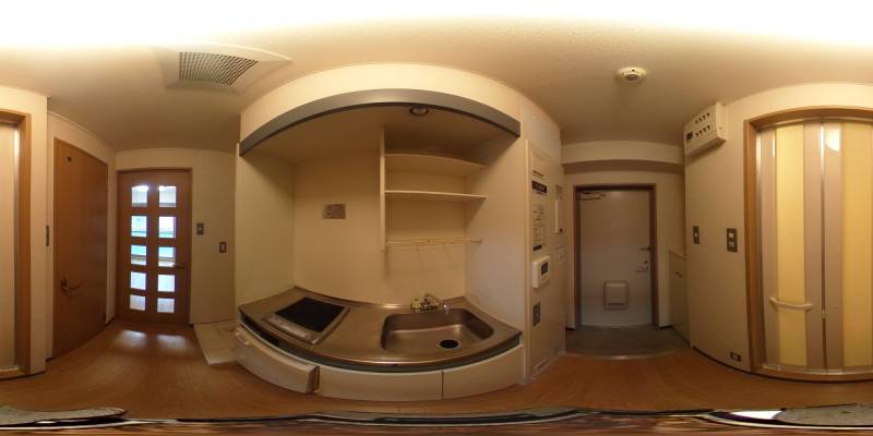 パノラマ画像キッチン