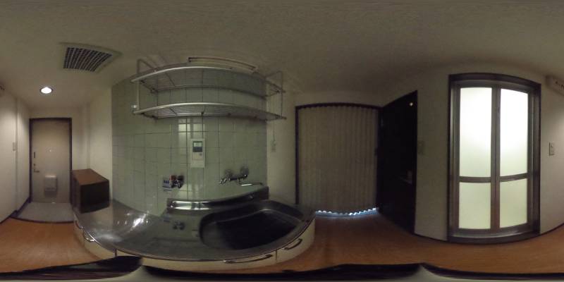 パノラマ画像キッチン