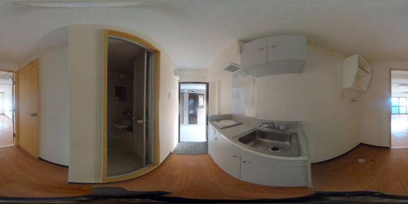 パノラマ画像キッチン