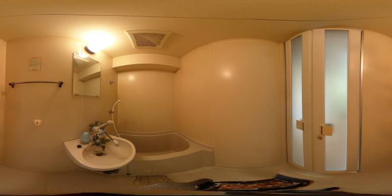 パノラマ画像バスルーム