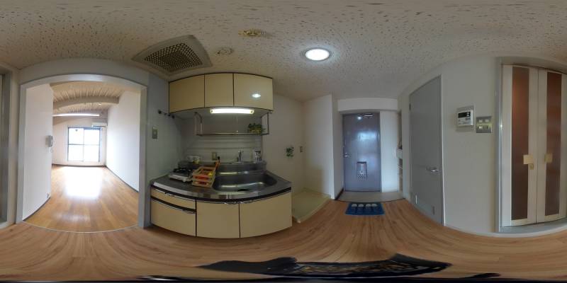パノラマ画像キッチン