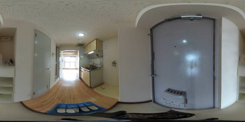 パノラマ画像玄関