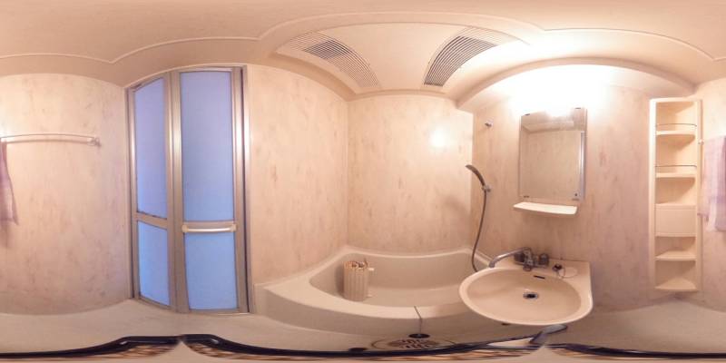 パノラマ画像バスルーム