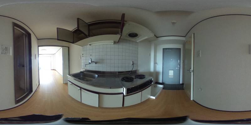 パノラマ画像キッチン