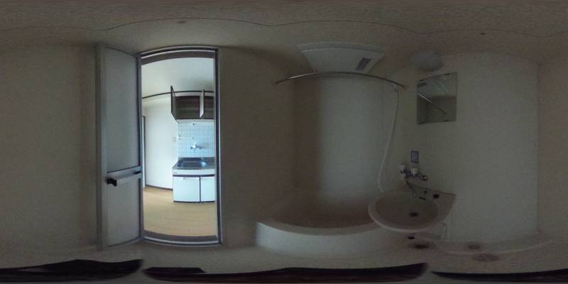パノラマ画像バスルーム