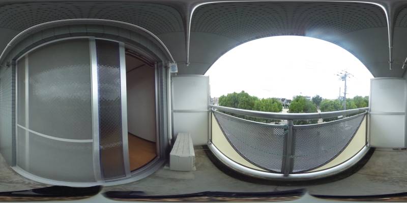 パノラマ画像バスルーム