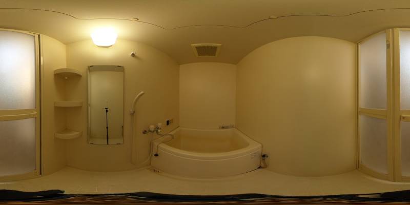 パノラマ画像バスルーム