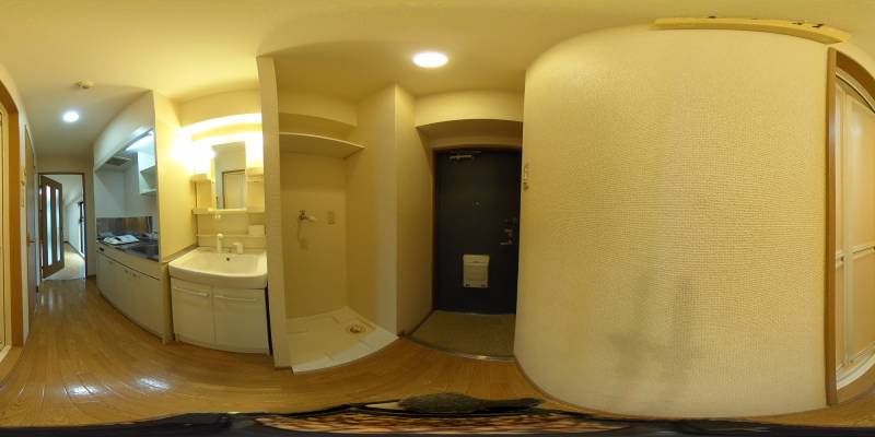 パノラマ画像洗面所