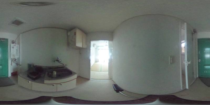 パノラマ画像キッチン