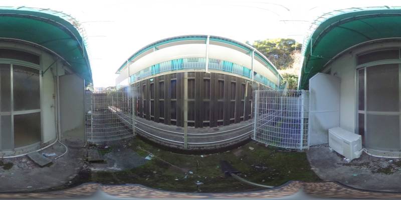 パノラマ画像バルコニー