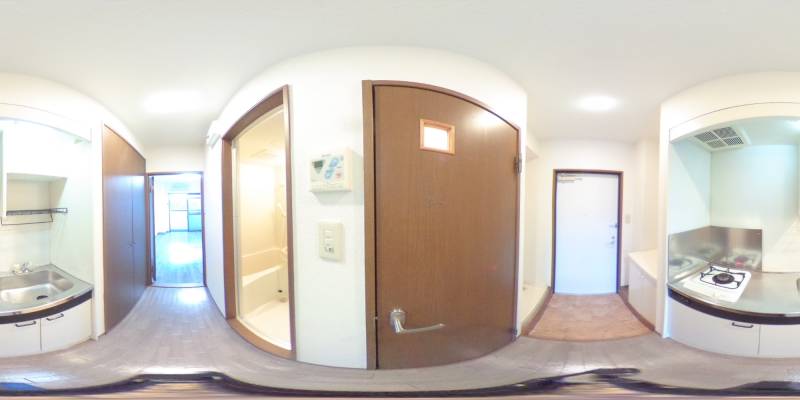 パノラマ画像キッチン