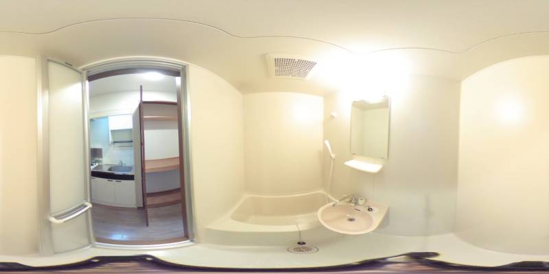 パノラマ画像バスルーム