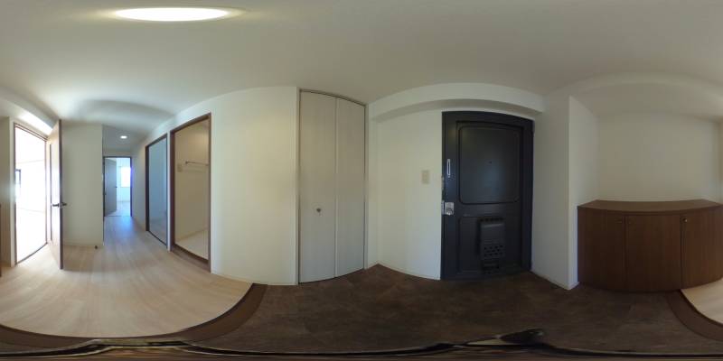 パノラマ画像玄関