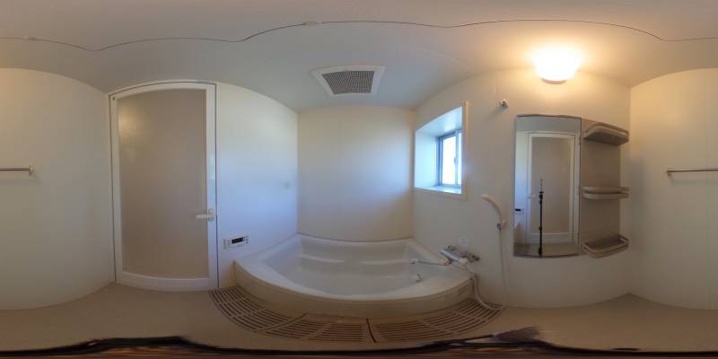 パノラマ画像バスルーム