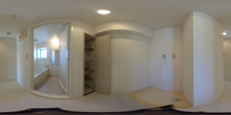 パノラマ画像洗面所