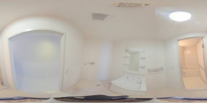 パノラマ画像洗面所