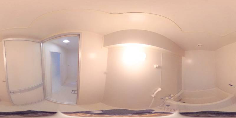 パノラマ画像バスルーム