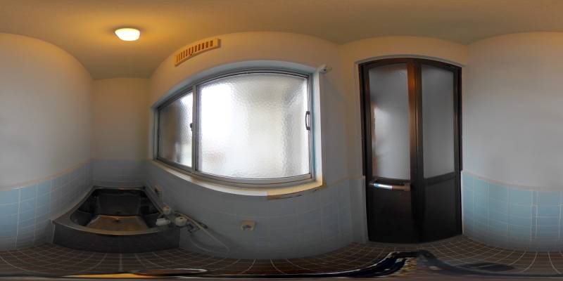 パノラマ画像バスルーム