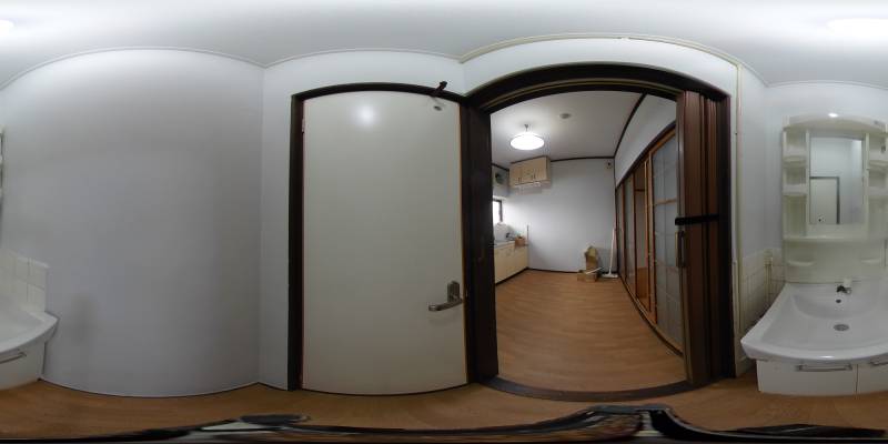 パノラマ画像洗面所