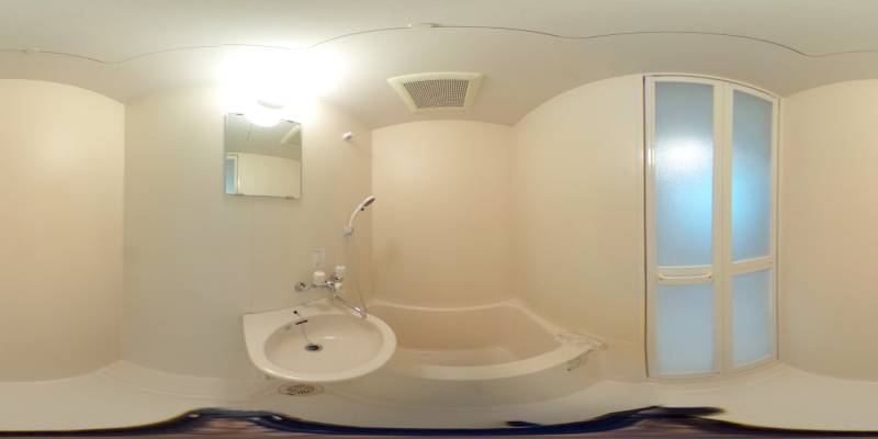 パノラマ画像バスルーム