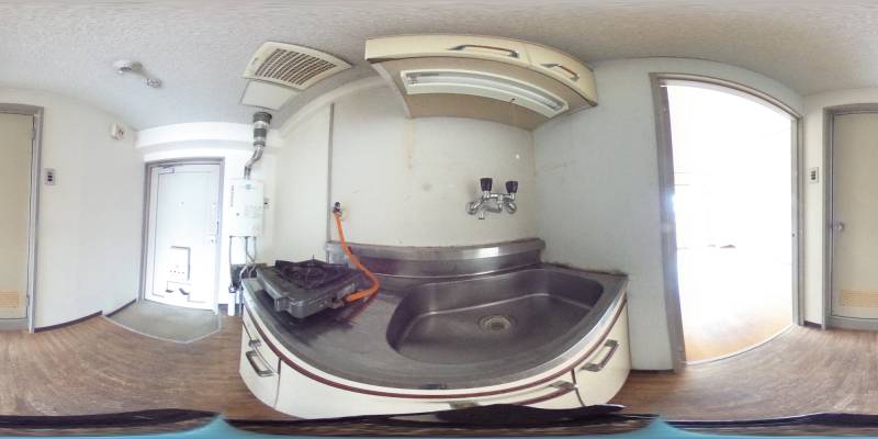 パノラマ画像キッチン