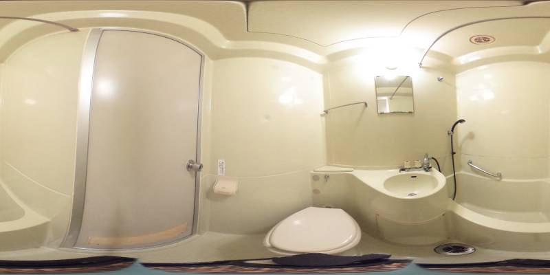 パノラマ画像バスルーム