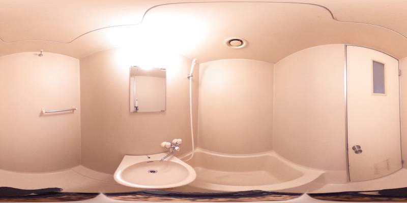 パノラマ画像バスルーム