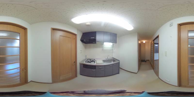 パノラマ画像キッチン